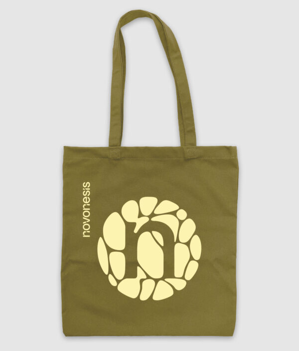 novonesis monogram totebag yellow
